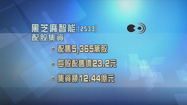 黑芝麻智能擬配股集資逾12億元