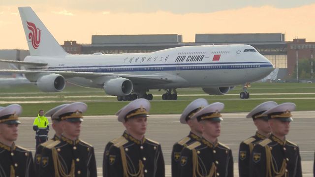 習近平乘坐專機抵達莫斯科　展開四日國事訪問