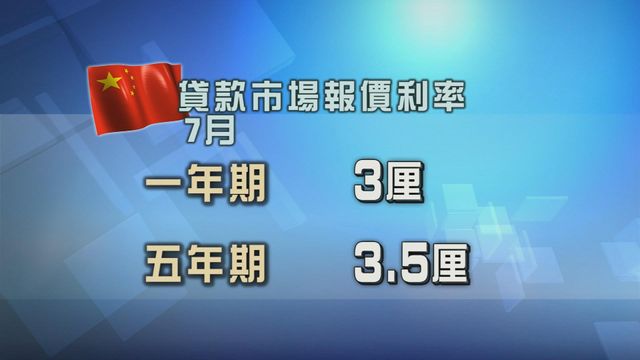 內地貸款市場報價利率維持不變　符合市場預期