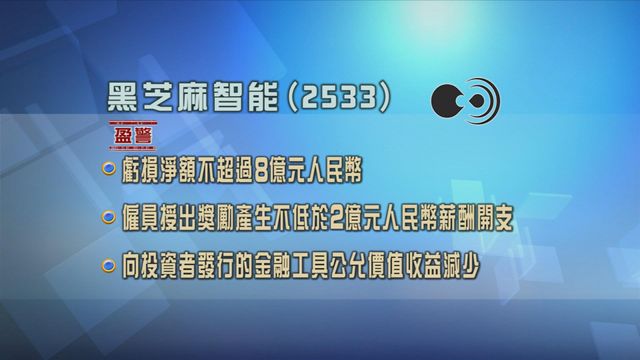 黑芝麻智能發盈警