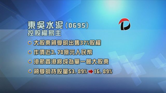 東吳水泥控股權易主
