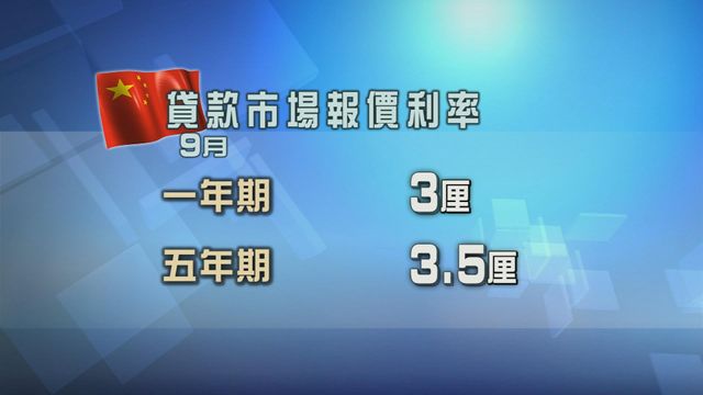 內地貸款市場報價利率LPR維持不變