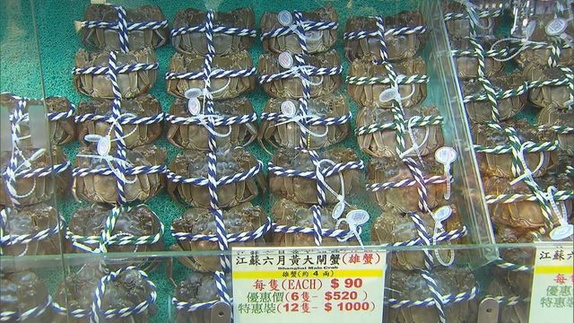 食安中心抽驗大閘蟹　全部樣本通過測試
