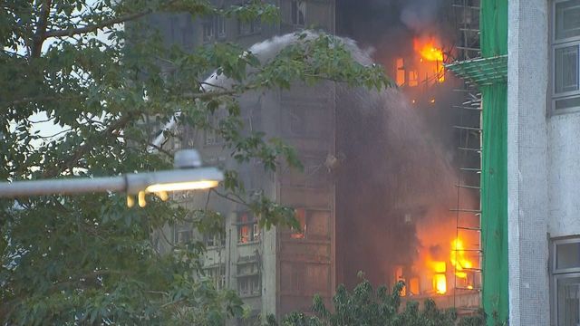 Tai Po fire still burning with at least 44 dead Tai Po fire still burning with at least 44 dead