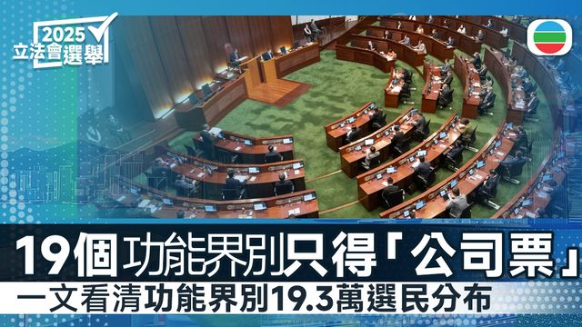 立法會選舉|功能界別選民有多少? 最多是哪一界別?|延伸閱讀 立法會選舉|功能界別選民有多少? 最多是哪一界別?|延伸閱讀