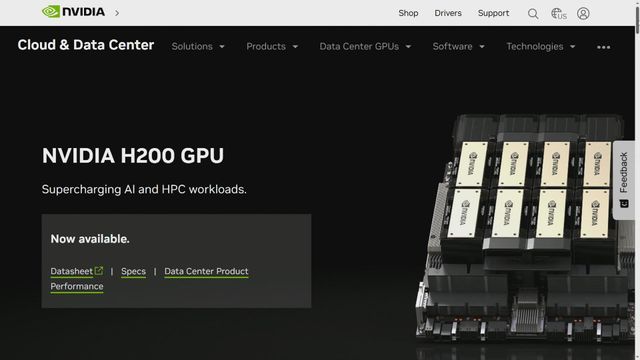 特朗普同意Nvidia對華出售AI晶片H200 特朗普同意Nvidia對華出售AI晶片H200