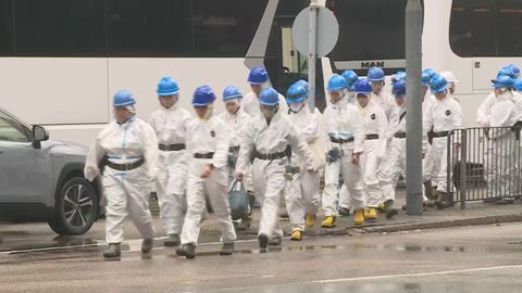 DVIU search hard-to-access Tai Po fire sites