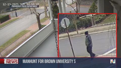 New footage released as manhunt for Brown University shooter intensifies