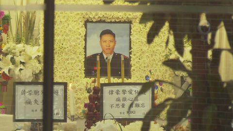 Firefighter killed in Tai Po fire laid to rest