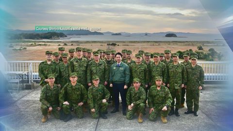 Japan's defence chief vows to boost defence in the nation's southwest