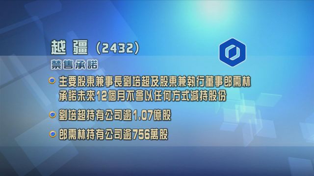 越疆主要股東及董事承諾未來十二個月不減持股份