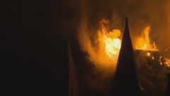 Fire in Amsterdam rips through historic church