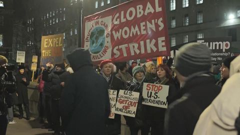 Protests continue worldwide against US military action in Venezuela