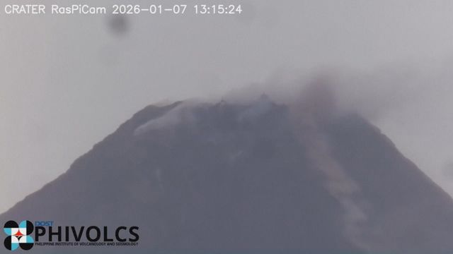 Thousands of villagers evacuated in the Philippines as volcano begins to erupt