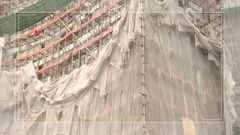 Government: removed netting from buildings would be used as court evidence