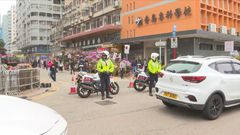 Crowd and traffic arrangements take effect at Flower Market ahead of CNY