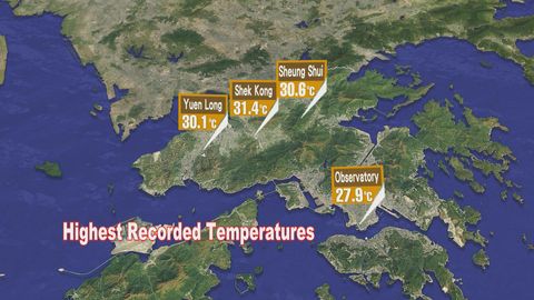 Warmest Lunar New Year's Eve ever in Hong Kong