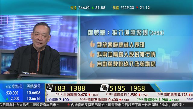 專家股份策略追蹤|股評人推介速騰聚創2498、泛林集團LRCX 專家股份策略追蹤|股評人推介速騰聚創2498、泛林集團LRCX