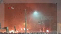 Videos online show demonstrations in Iranian towns and cities
