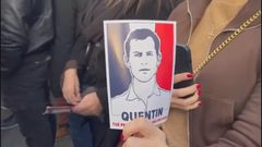 Three thousand people join march in France after a nationalist activist died