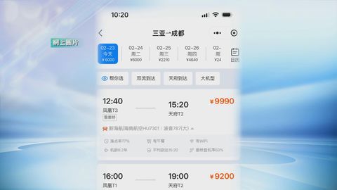 農曆新年｜海南返程機票緊張價格飆升　民航局指將增熱門地區航班應急