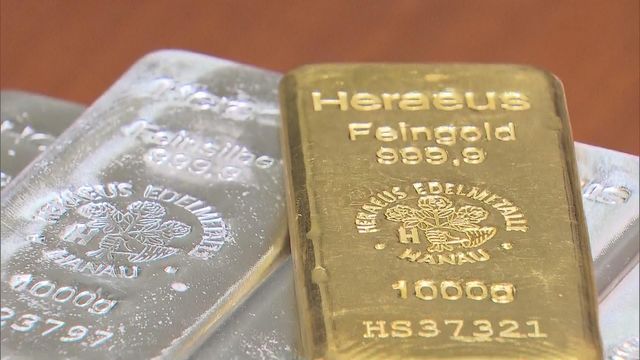 貴金屬價格上升　現貨金價曾升穿5200美元一盎司