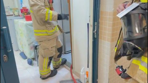 深水埗白田邨有單位火警無人傷　初步調查指廚房短路肇禍