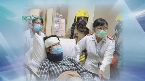 威院舉行跨部門消防演習　派無人機高空監察