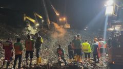 Several dead after landfill collapse in Indonesia
