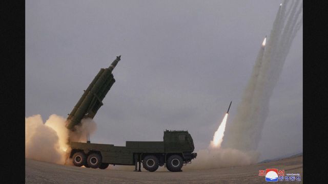 North Korea tests missile launcher