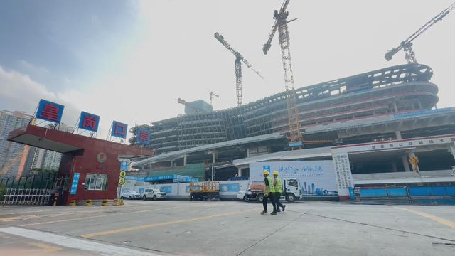 Security Bureau: construction of Joint Inspection Building of New Huanggang Port largely completed