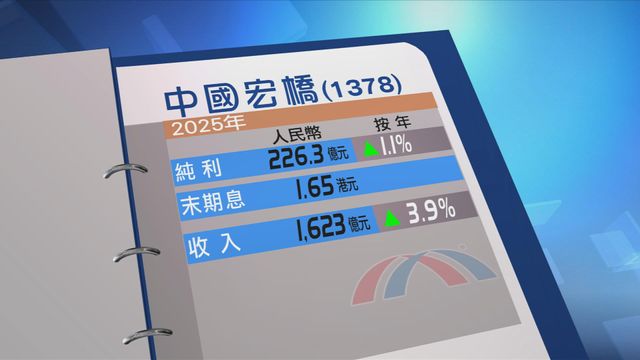 中國宏橋去年多賺1%