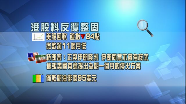 開市焦點．一圖看清｜美股回軟、微軟見逾11個月低　港股料反覆整固