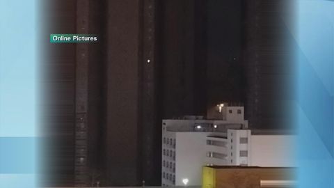 Police: reports of lights at Wang Fuk Court not suspicious
