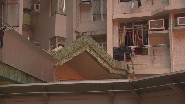 天水圍天恒邨9歲男童爬上簷篷位置由消防救出　59歲外婆被捕