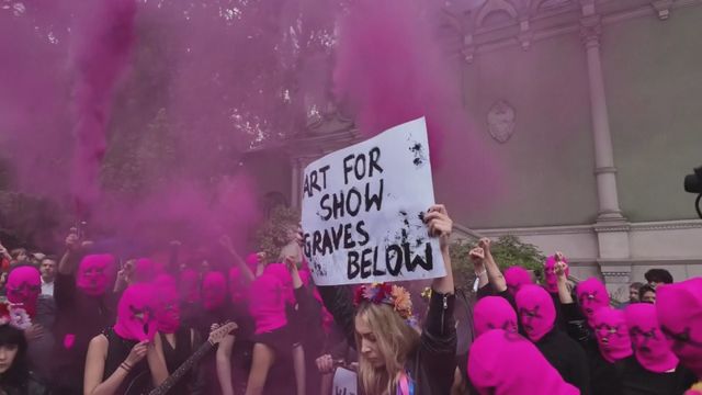 Venice Biennale sees political protests