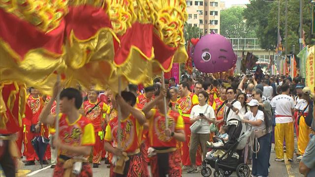 Tin Hau Festival parade held in Yuen Long