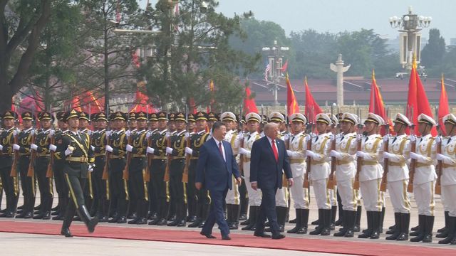 President Xi Jinping holds welcome ceremony for US President Donald Trump