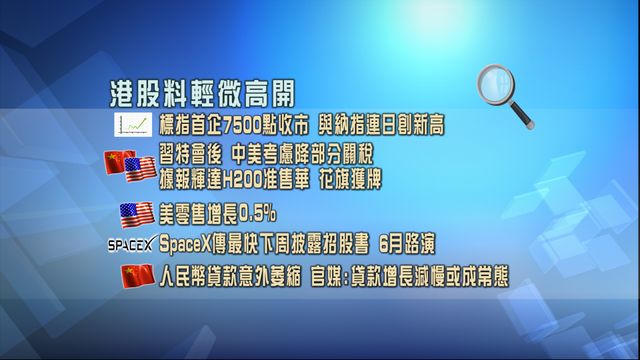 開市焦點．一圖看清｜港股料輕微高開