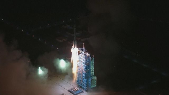Shenzhou-23 spaceship, with Lai Ka-ying on board, lifted off at 23:08 Shenzhou-23 spaceship, with Lai Ka-ying on board, lifted off at 23:08
