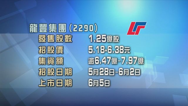 三隻股份今起招股　龍豐集團入場費約3222元