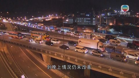 長青公路、長青隧道及青沙公路往機場方向交通回復正常
