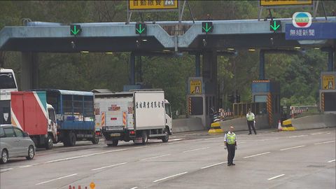 將軍澳隧道公路往將軍澳方向近寶康路全線解封