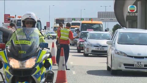 北大嶼山公路有交通意外 往機場方向近欣澳站部分行車線封閉