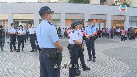 警方就東涌下午示威活動接兩宗報案 兩人涉普通襲擊被捕