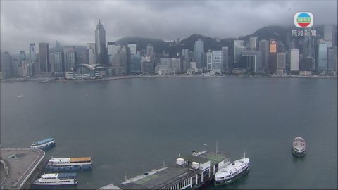 天文台指雷雨正影響珠江口一帶 未來兩三小時本港會受雷雨影響