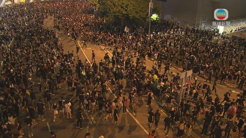 民陣指七一遊行有55萬人參加 警方未有數字