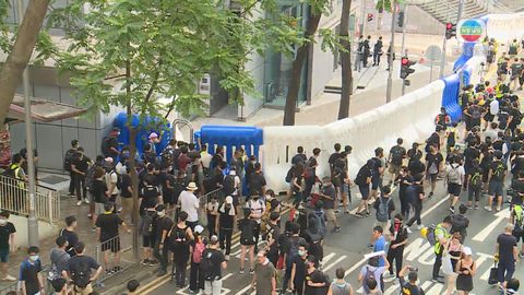 警察總部外軍器廠街封閉