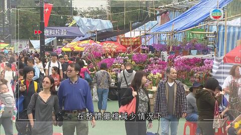 食環署表示明年十五個農曆年宵市場不設乾貨攤位