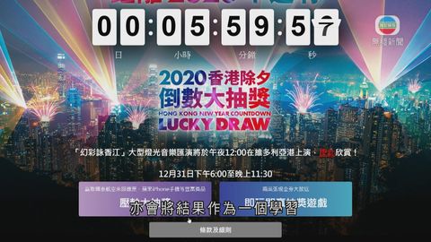 旅發局指除夕大抽獎抽獎券編號需要稍後才能公布